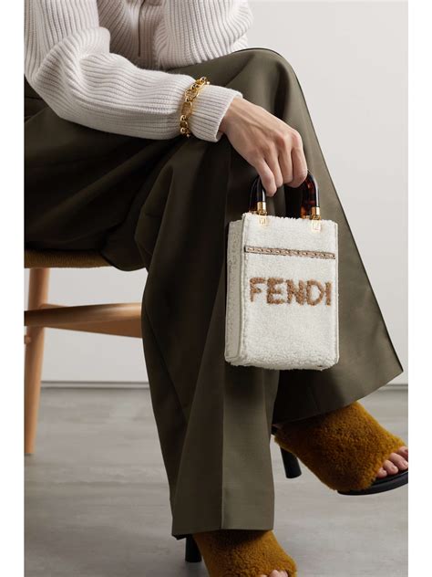 fendi sunshine mini shopper|fendi sunshine shopper tote.